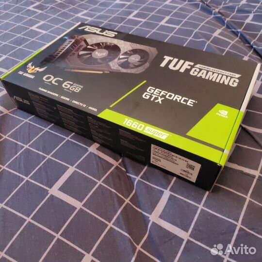Видеокарта Asusu gtx 1660 super TUF Gaming