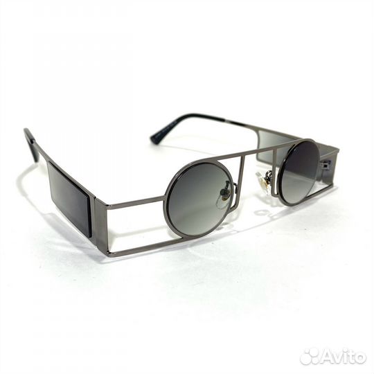 Необычные мужские очки с круглыми линзами