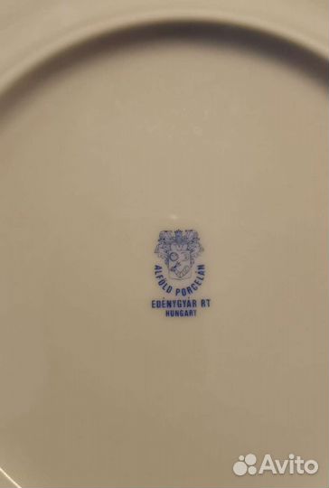 Тарелки фарфор, ложки