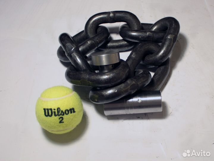 20 мм. противоугонная цепь для мотоцикла скутера