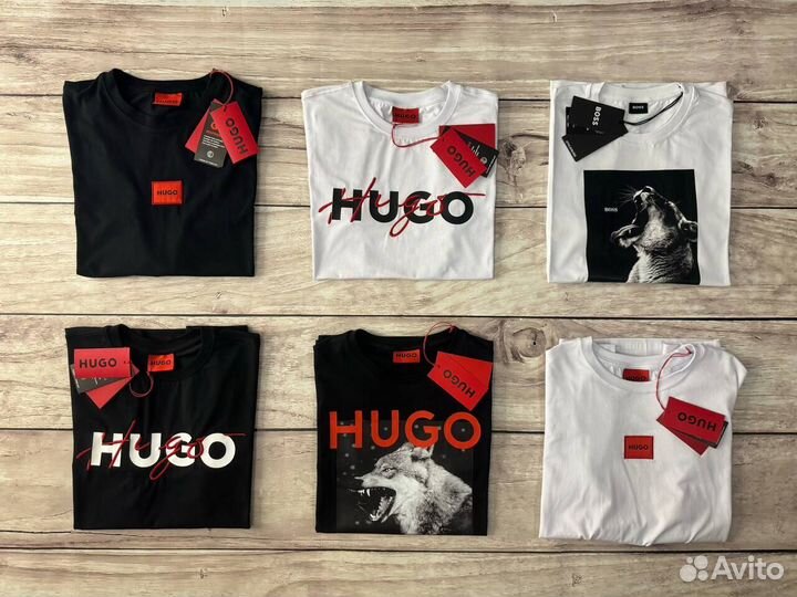 Футболка Hugo Boss хлопок LUX