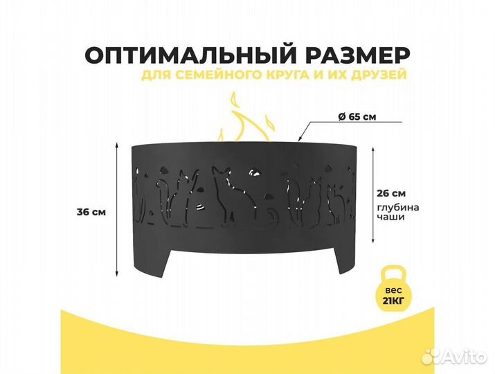 Костровая чаша, кострище