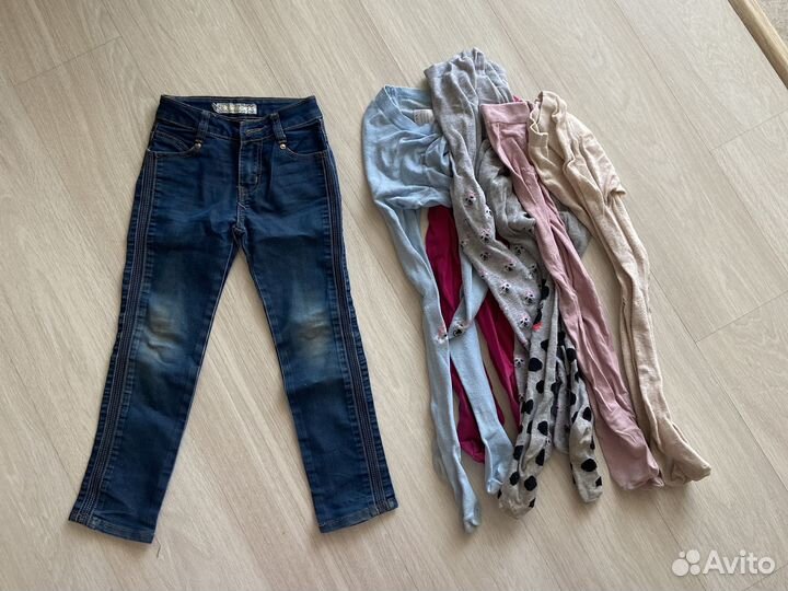 Детские вещи пакетом для девочек 5-7 лет