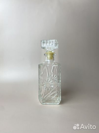 Хрустальный флакон от одеколона производство Сирия