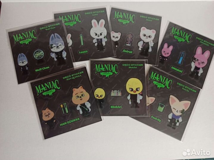 Stray kids стикеры мерч maniac tour