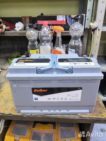 Аккумулятор 2021 Delkor (Varta) 80 ач. Доставка