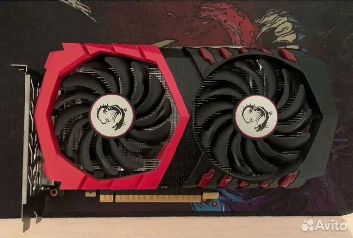 Игровая Видеокарта Nvidia GTX 1050 2Gb MSI Gaming