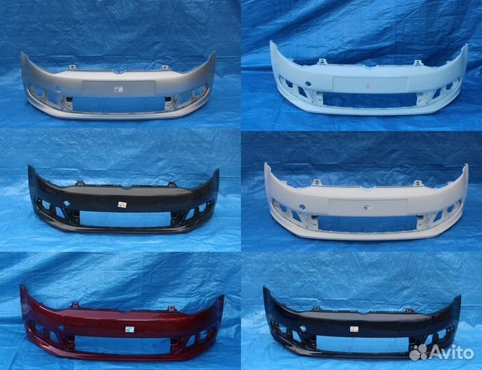 Бампер передний Volkswagen Polo седан 2010-2015г