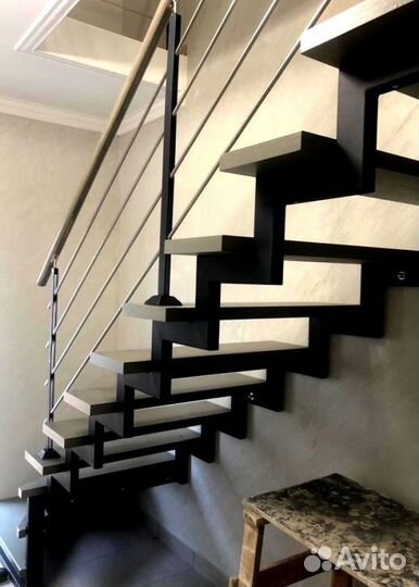 Лестница в стиле лофт