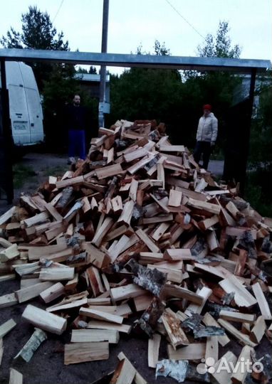 Дрова Береза с доставкой в Выборге