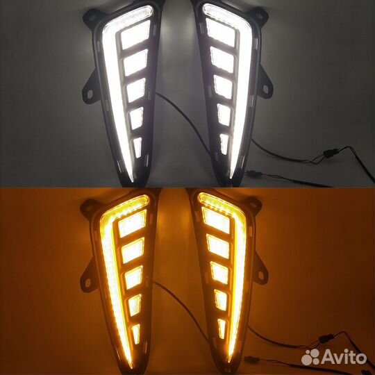 Ходовые огни (Дхо) Toyota CHR 2016-2019г (2режима)