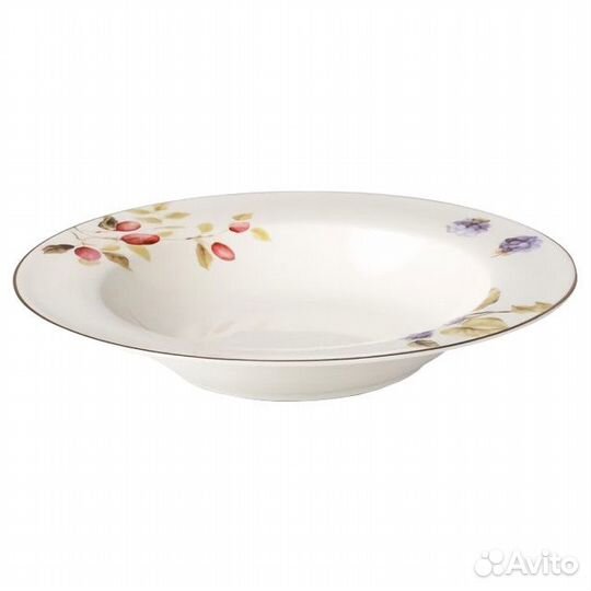 Тарелка fioretta Berries 21,5см глубокая фарфор