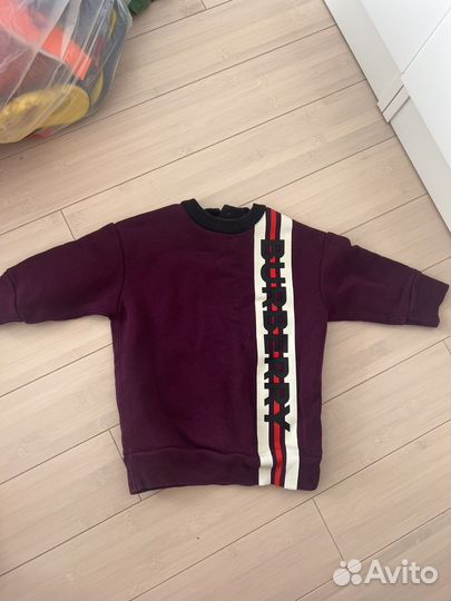 Худи удлиненное burberry