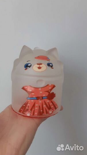 Кружка Кошка с крышкой