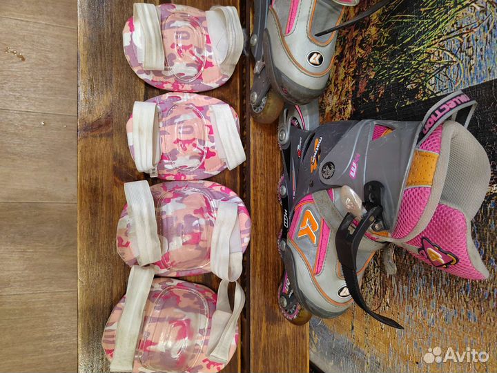 Роликовые коньки детские раздвижные