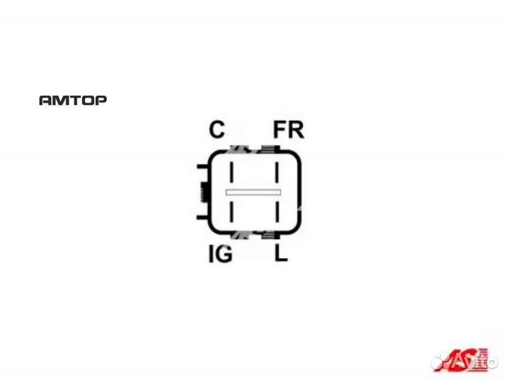 AS ARE5116 Реле-регулятор напряжения генератора ho