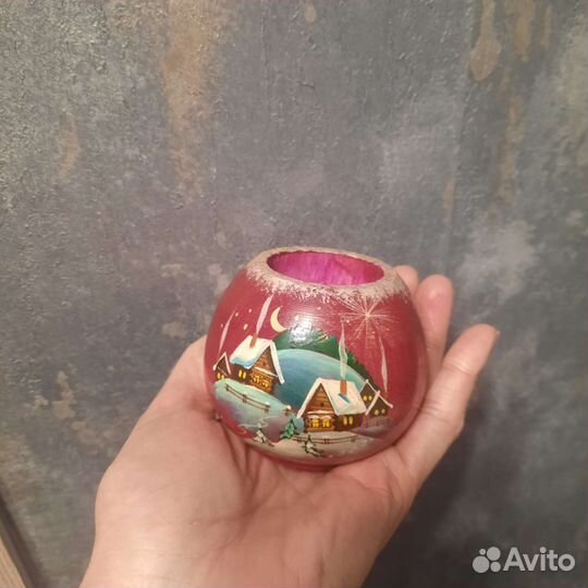 Новогодний подсвечник