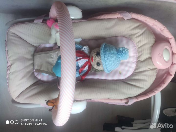 Детские качели шезлонг