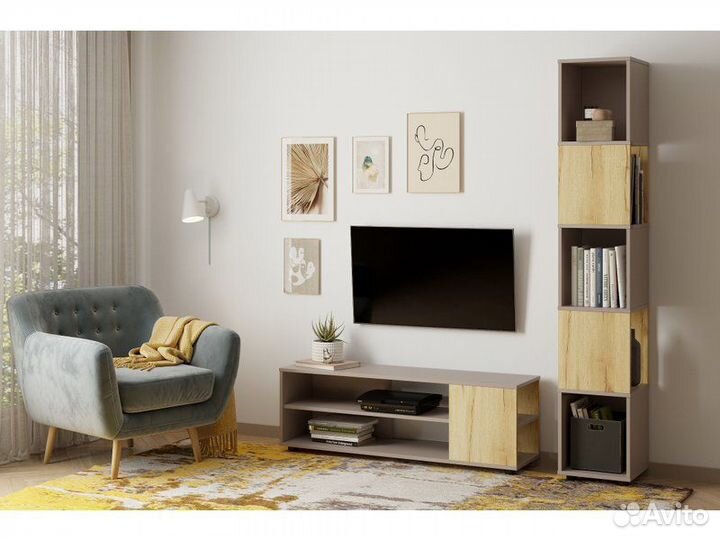 Тв-тумба Ларсен Latte Wood