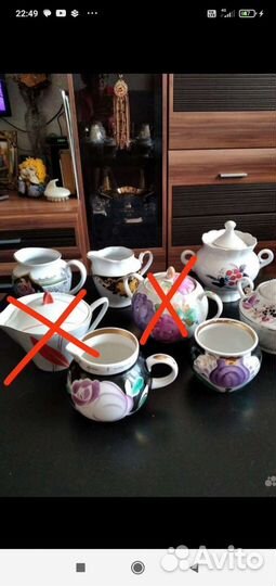 Молочники, сахарницы СССР