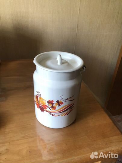 Бидон эмалированный новый СССР