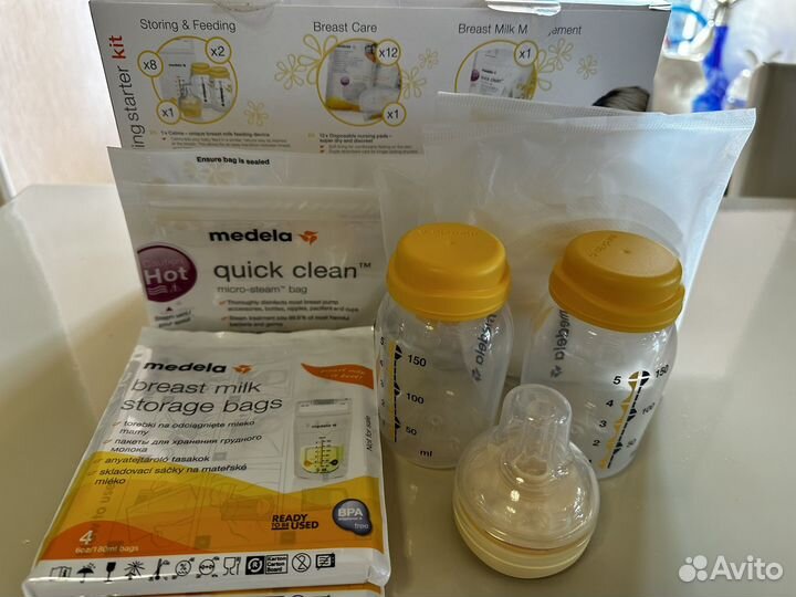 Бутылочка и смарт-соска medela