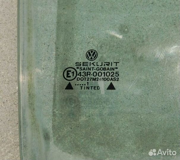 Стекло двери задней правой VW Passat B3 седан