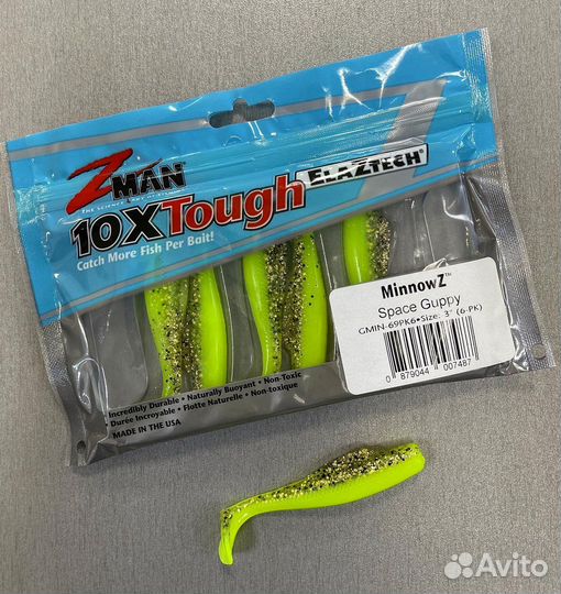 Силиконовые плавающие приманки Zman