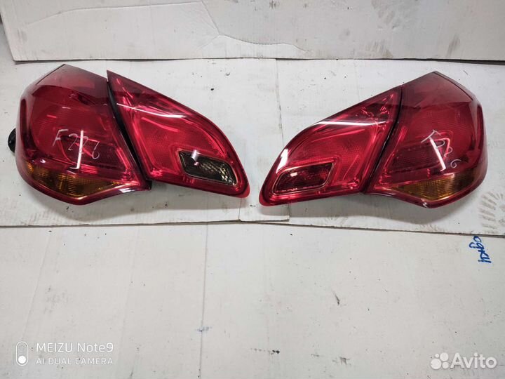 Opel astra j Задние фонари