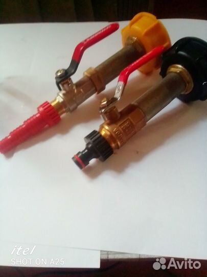 Переходник(фитинги).Кран для еврокуба