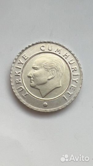 1 лира + 50 куруш Турция 2022 2021 гUNC