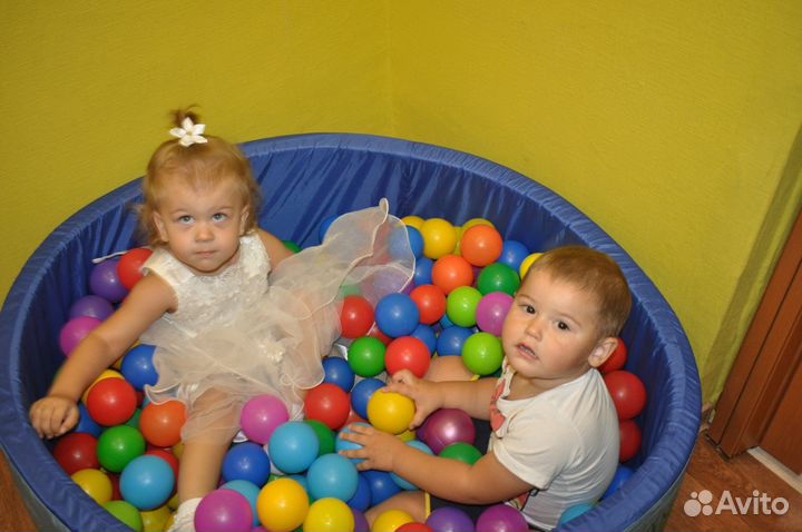 Бассейн с шариками - мягкие бортики Прокат