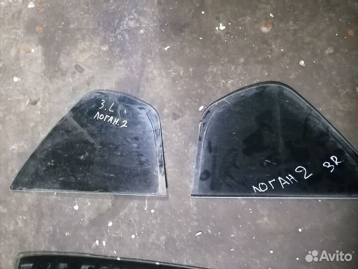 Стекло заднее глухое R L рено логан 2