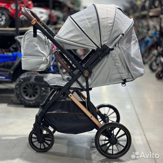 Прогулочная коляска с перекладной ручкой Luxmom H2