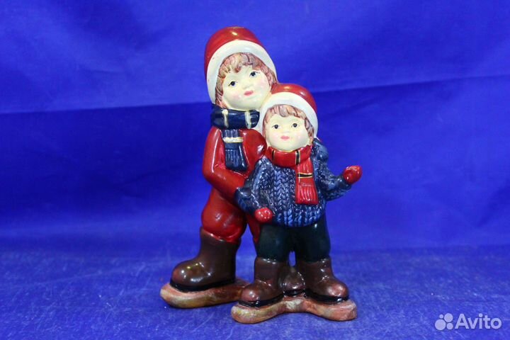 Красивая Статуэтка Дети Керамика Европа фарфор