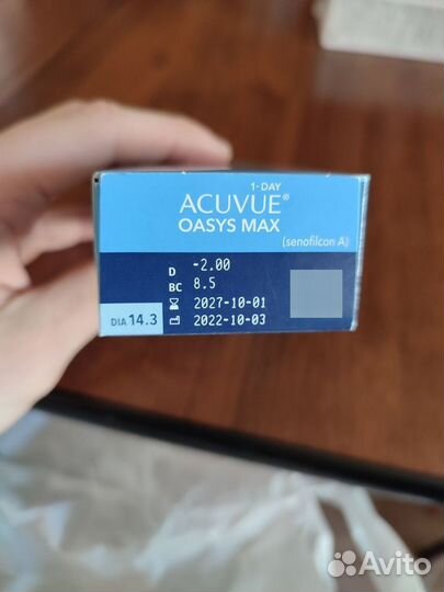 Линзы acuvue oasys max + раствор для линз