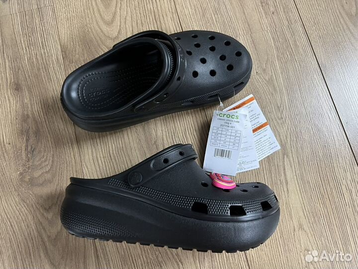 Crocs новые сабо Classic Cutie Black 36