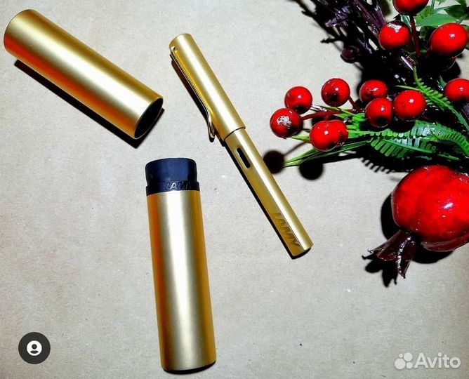Ручка перьевая lamy lx gold ef