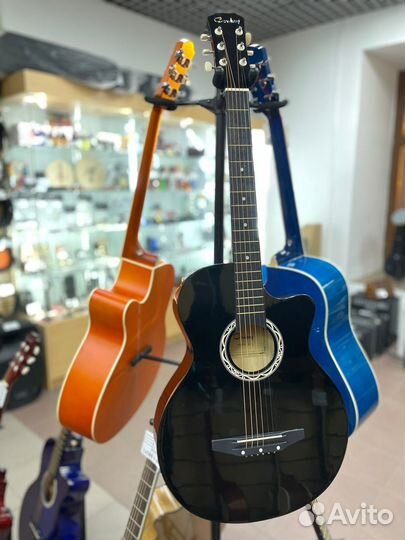 Гитара акустическая cowboy 3810C BK