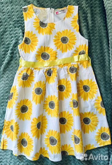 Платье летнее красивое для девочки 122-128 размер