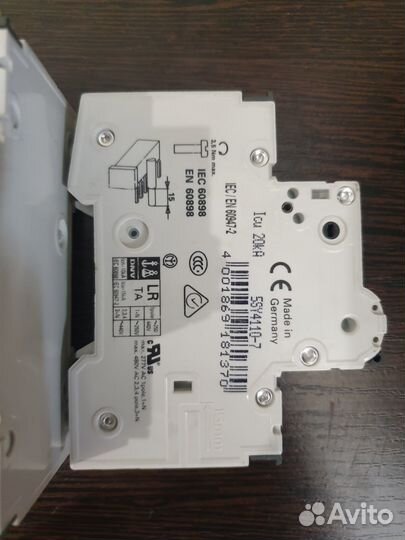 Авт. выкл. Siemens 5SY4110-7, 1П, 10А, 10кА, C