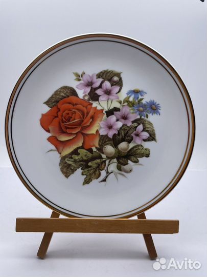 Тарелка настенная Цветы Германия
