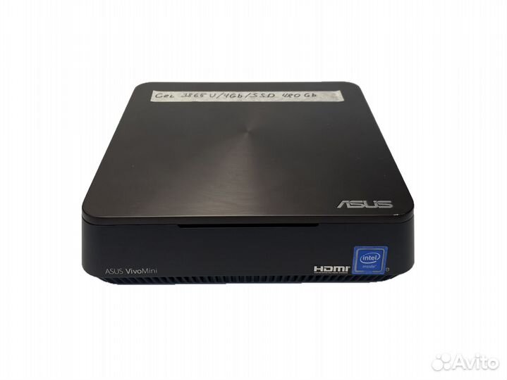 Неттоп Asus VM45 Celeron 3865U/4Gb/480Gb/Win10