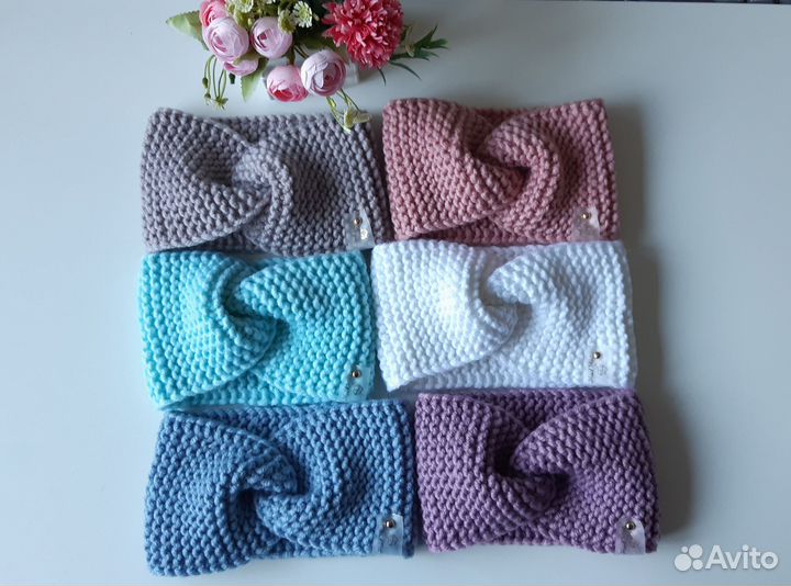 Повязки на голову ручной работы, в наличии