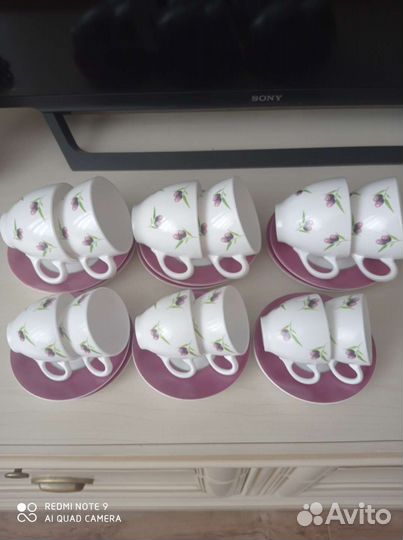 Чайно - кофейный сервиз, Франция