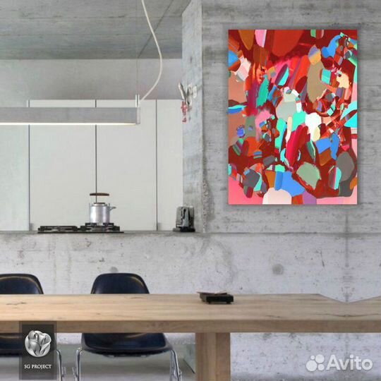 Картина-Радость красного