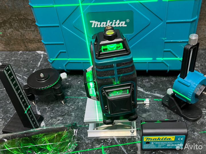 Лазерный уровень makita 4D нивелир 16 линий