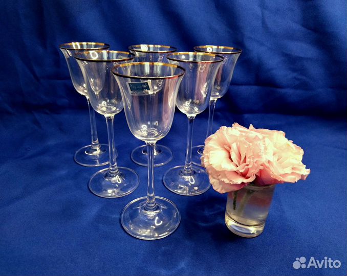 Новые бокалы ликерные рюмки Bohemia Богемия посуда