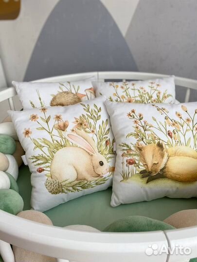 Бортики в детскую кроватку новые