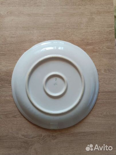 Большое блюдо фарфор СССР Чайка